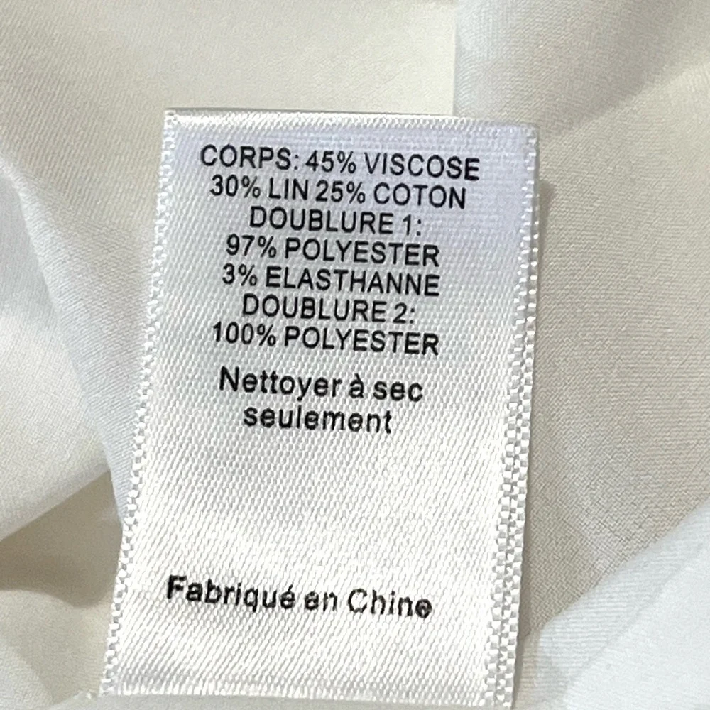 Cinq à Sept‎ Odele Puff Sleeve Mini Body-con Dress, Off White, Size Small